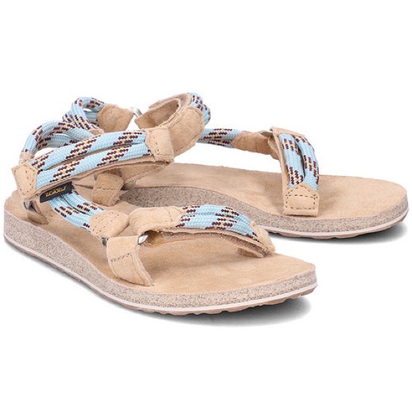 Teva Original Universal Rope Sport Paracord Suede Footbed Sandals Women’s Size 8 - Picture 1 of 12